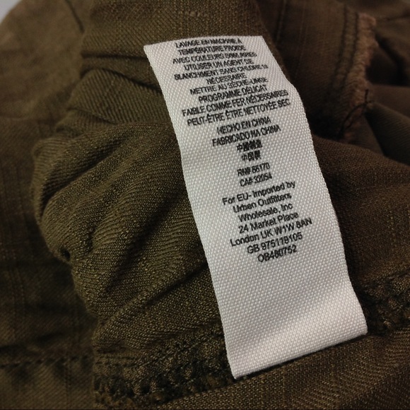 Free People Denim Fringed Military Peplum Jacket - Picture 6 of 7